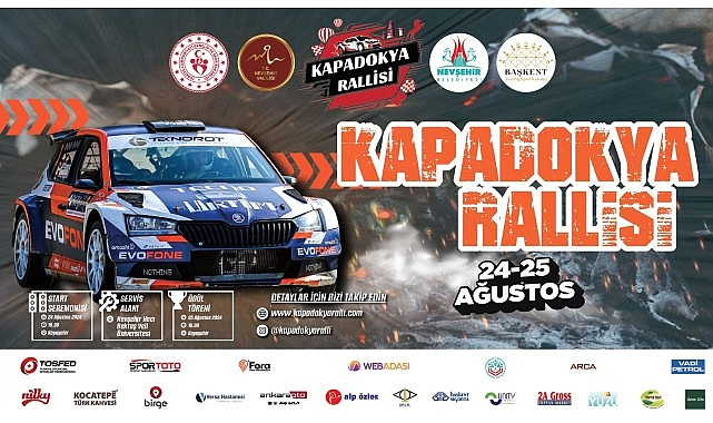 Türkiye’nin En Yeni ve Nefes Kesen Kapadokya Rallisi 24 Ağustos’ta Kayaşehir Kalesi’nden Verilecek Start ile Başlıyor!