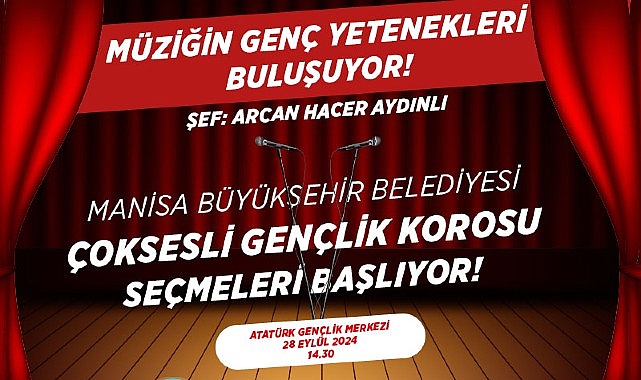 Büyükşehir Belediyesi Genç Yeteneklerini Arıyor